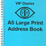 Front cover of the A5 address book