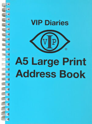 Front cover of the A5 address book
