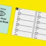 A5 telephone book