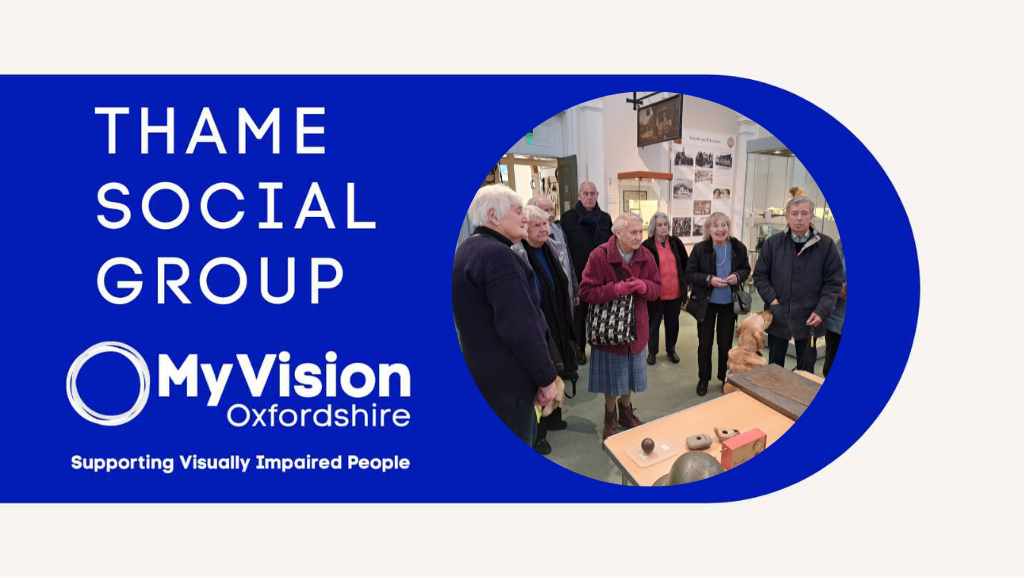 Thame Social Group with a photo of the group beside the text