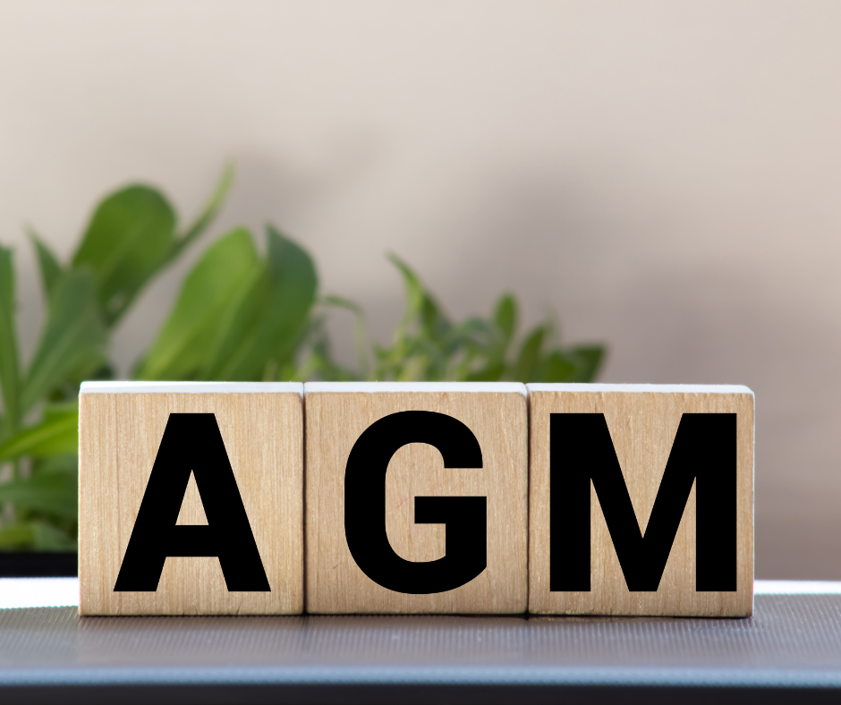 3 wooden tiles that spell out 'AGM'